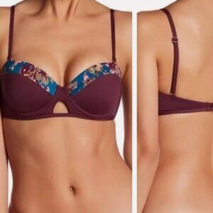 Tavik Corsica Merlot Swim Bikini   Top Size XS